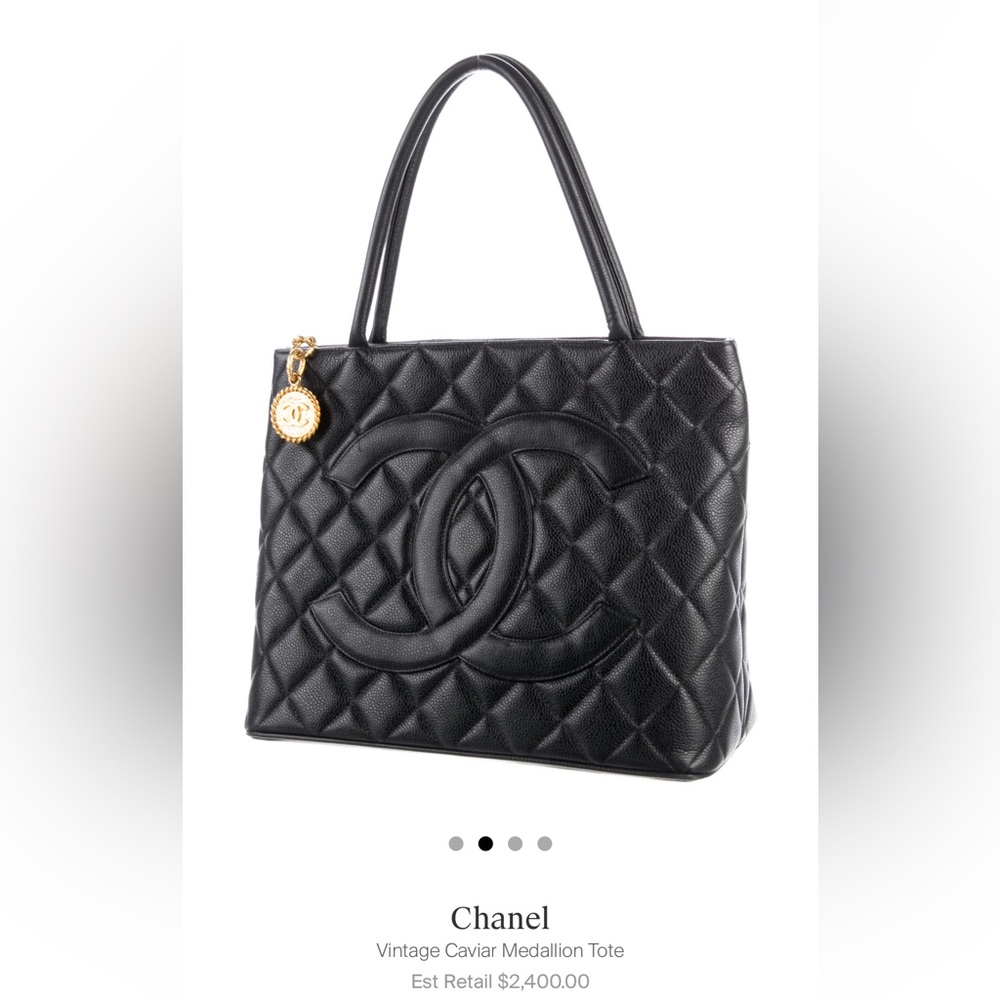 Chanel Vintage Medallion Tote